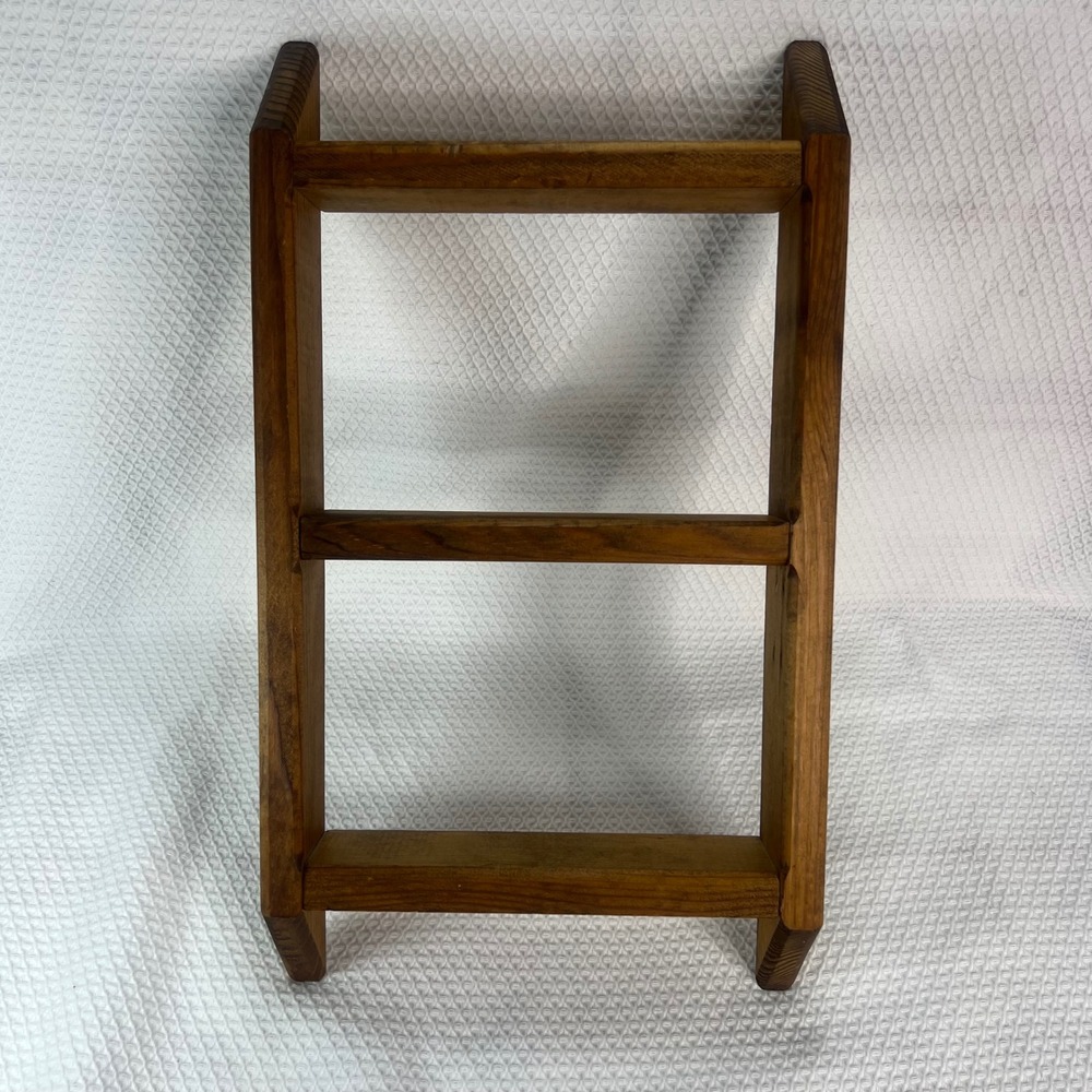 Rustic Wooden MINI Blanket Ladder Decorative Wall Hanging Trinket Rack 17 Inch